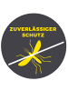 EASYmaxx Moskitonetz Tür 100x210cm schwarz mit Magnetvers. für Tür Schwarz