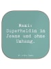 Mr. & Mrs. Panda Holz Untersetzer Spruch Mami Superheldin mit Sp... in Meeresbrise