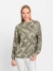 Heine Druck-Shirt in khaki-sand-bedruckt