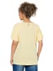 Ulla Popken Shirt in blassgelb