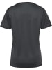 Hummel Hummel T-Shirt Hmlauthentic Multisport Damen Atmungsaktiv Feuchtigkeitsabsorbierenden in ASPHALT