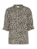 Kaffe Kurzarm-Bluse KAvelana Regular fit in Multi Color Leo Print