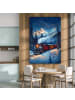 OnlyWow Leinwand Bilder Anthrazit