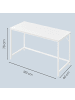 VASAGLE Schreibtisch Barnet in Weiß - (B)120 x (H)76 x (T)60 cm