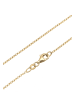 Elli Halskette 925 Sterling Silber Buchstabe, Buchstabe - S, Plättchen in Gold