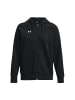 Under Armour Sweatjacke in schwarz