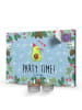 Mr. & Mrs. Panda Adventskalender Avocado Party Zeit mit Spruch in Eisblau