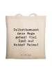 Mr. & Mrs. Panda Shopping Tasche Spruch Alleine Reisen unternehm... in Creme