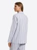 Hanro Longsleeve Loungy Nights in powder blue stripe
