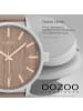 Oozoo Analog-Armbanduhr Oozoo Timepieces grau groß (ca. 45mm)
