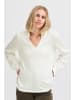 PULZ Jeans PZEBBA LS Tshirt regular fit in Cloud Dancer