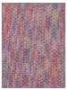 Faera Meliertes Dreieckstuch Strukturstricklook in Rosa