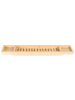 Beliani Badezimmerregal CAUCA in Braun - (W) 70 x (H) 5 x (L) 15 cm