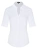 More & More Baumwollstretchbluse in white