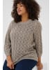 KAFFE curve Strickpullover KCmika Regular fit in Elephant Skin