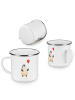 Mr. & Mrs. Panda Becher Pinguin Luftballon ohne Spruch in Weiß