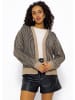 SASSYCLASSY Oversize Strick-Cardigan in Beige, Schwarz