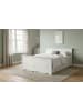 Feldmann-Wohnen Bett Belluno Elegante Kiefer weiß lackiert x / 214 / 95cm