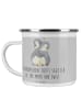 Mr. & Mrs. Panda Teetasse Eheversprechen für immer mit Spruch in Heather Grey