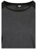 Urban Classics Urban Classics Damen Ladies Contrast Raglan Longsleeve in charcoal/black