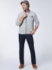 Oklahoma Jeans Fleece-Jacke in Grau