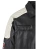 FUBU Outerwear- Leather - Faux Leather in black/offwhite