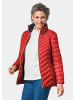 GOLDNER Kurzgröße:  Steppjacke in rot / marine