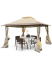 COSTWAY Pavillon 360x360cm in Khaki