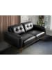 Angel Cerdá Chester-Sofa 6030 in Walnuss / Schwarz