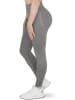 Circle Five Scrunch Shape Set (Push-Up Leggings und Medium Support Sport-BH) in Anthrazit