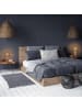 relaxdays Tischlampe in Kupfer/ Weiß - (H)33,5 x Ø 18 cm