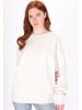 DreiMaster Damen Sweatshirt in Wollweiss Melange