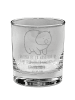 Mr. & Mrs. Panda Whiskey Glas Wombat mit Spruch in Transparent