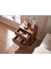 FineBuy Nachttisch in Braun / Sheesham / 40x38x60