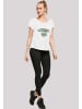 F4NT4STIC T-Shirt Harry Potter Slytherin Sport Wappen in weiß