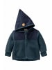 Hessnatur Hessnatur Wollwalk Jacke aus Bio-Merinowolle mit Softshell in dunkles petrol