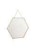 Butlers Spiegel Hexagon L 24 x B 28cm CARAT in Gold