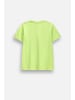 Coccodrillo Baumwoll-T-Shirt mit kurzen Ärmeln in limonengrün