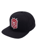 DEF DEF Snapback in jet black/tomato
