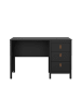 ebuy24 Schreibtisch Madrid Schwarz 121 x 48 cm