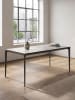 Beliani Esstisch SOVARETO in Grau - (W) 90 x (H) 75 x (L) 180 cm