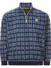 Charles Colby Fleece-Sweatshirt EARL LOWELL in blau kariert