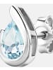 Diamant L'éternel Ohrringe aus 375 Weißgold mit Topas