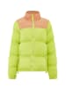 myMo Wattierte Steppjacke in Saure Limette Aprikose