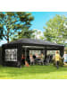 Outsunny Faltpavillon,585L x 295B x 270H cm,Schwarz