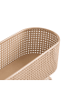 Beliani Indoor Blumentopf LINNAEA in Beige - (W) 60 x (H) 60 x (L) 24 cm