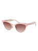 Hally & Son Frauen Sonnenbrille Vollrandige Brille Gold