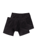 Schiesser Retroshorts 2er-Pack Authentic in Schwarz
