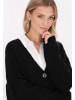 DreiMaster Klassik Damen Cardigan in Schwarz
