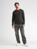 Petrol Industries Langarmshirt mit Printprint millwall in Schwarz